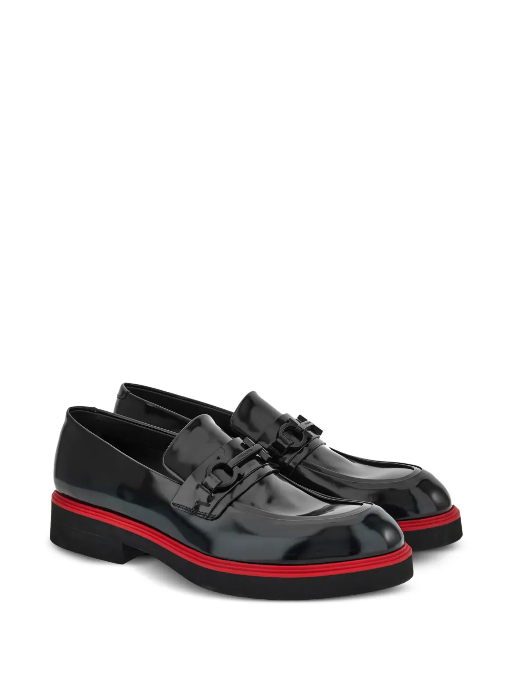 Ferragamo Gancini-Ornament Leather Mocassins - Picture 12 of 20