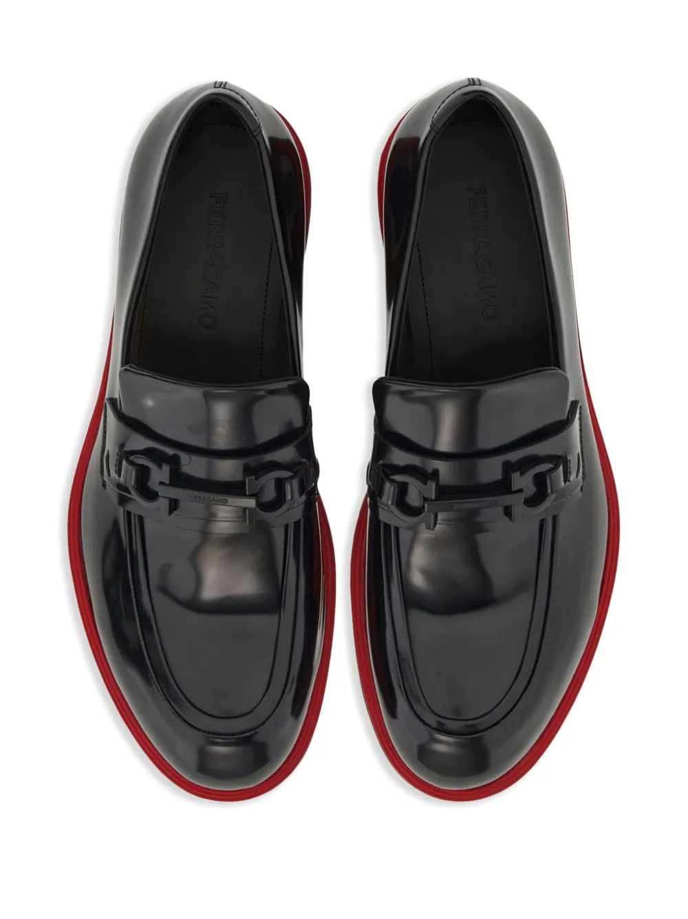 Ferragamo Gancini-Ornament Leather Mocassins - Picture 19 of 20