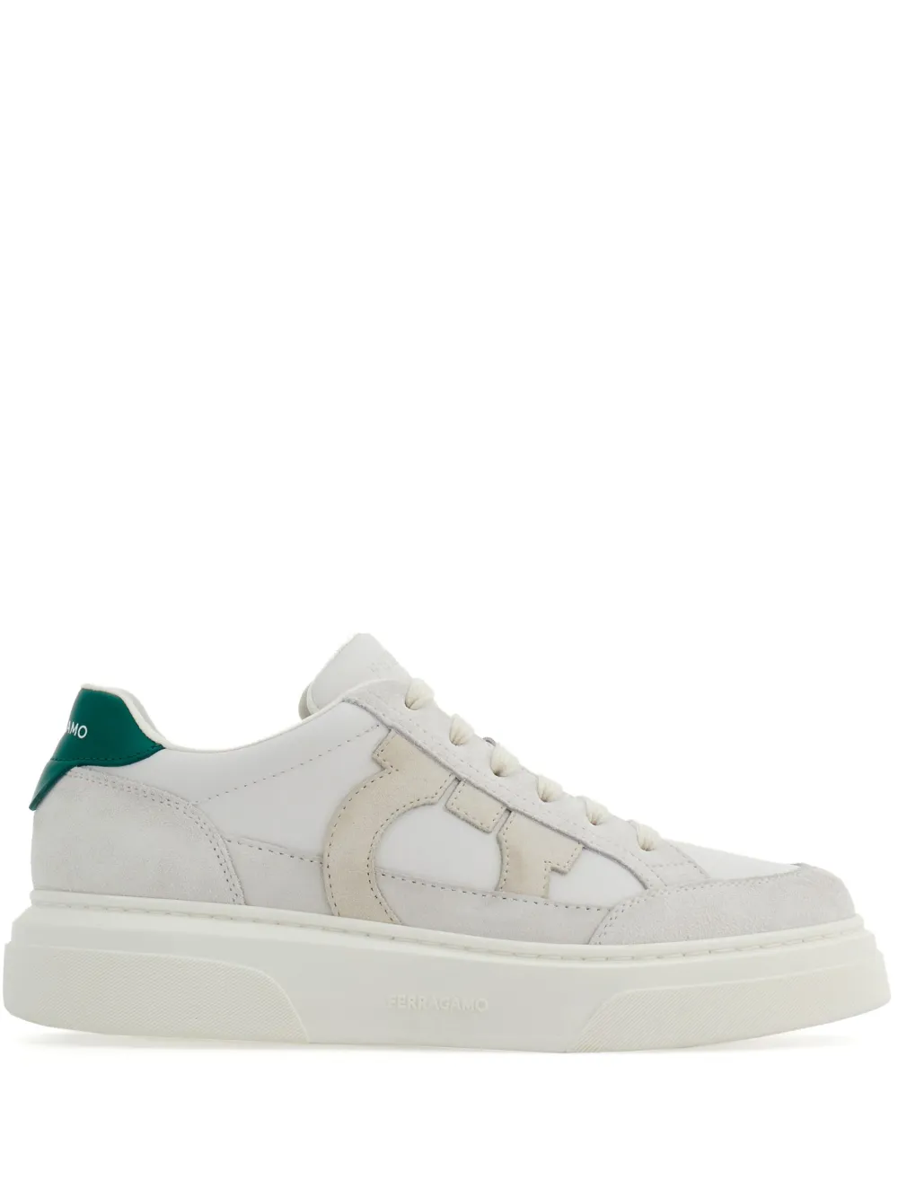 Ferragamo Gancini-Patch Kalbsleder Sneaker - Bild 21 von 50
