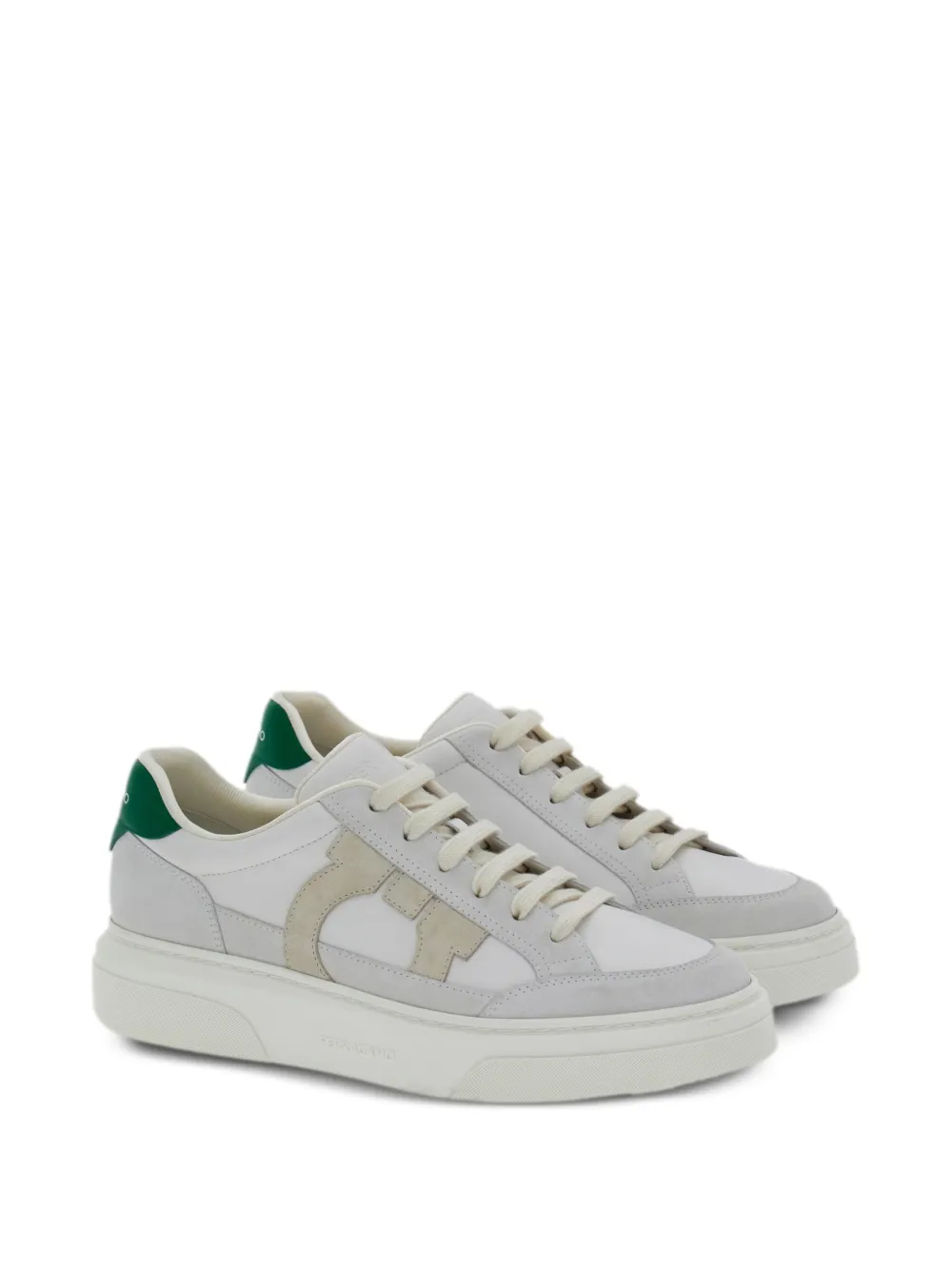 Ferragamo Gancini-Patch Kalbsleder Sneaker - Bild 32 von 50