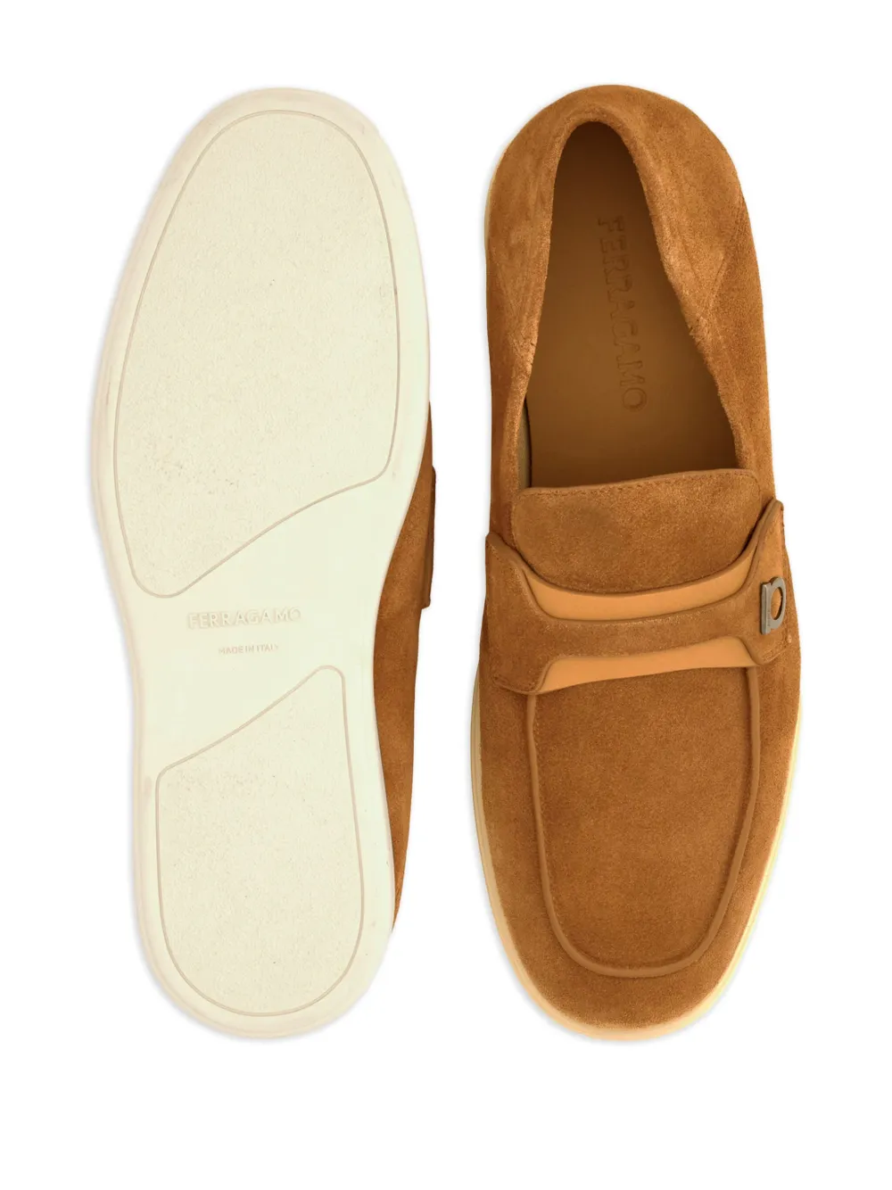 Ferragamo Gancini - Leder Halbschuhe mit Schnalle - Bild 26 von 45