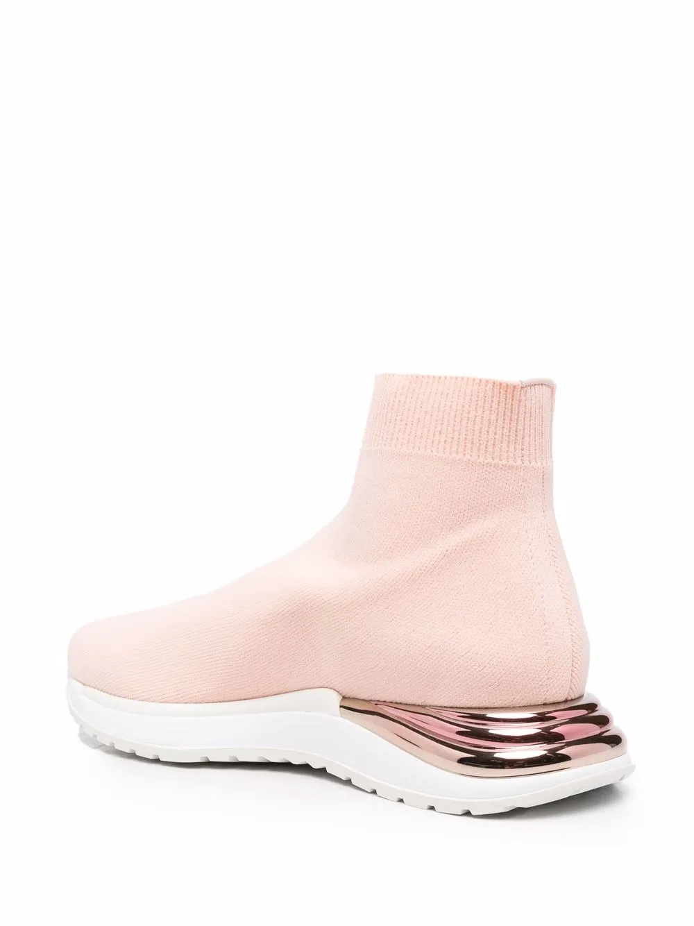 Ferragamo Logo Slip-On Sneakers Light Pink